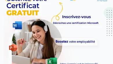 فرصة مجانية للحصول على شهادة عالمية من Microsoft عبر ANETI_سجل الآن !